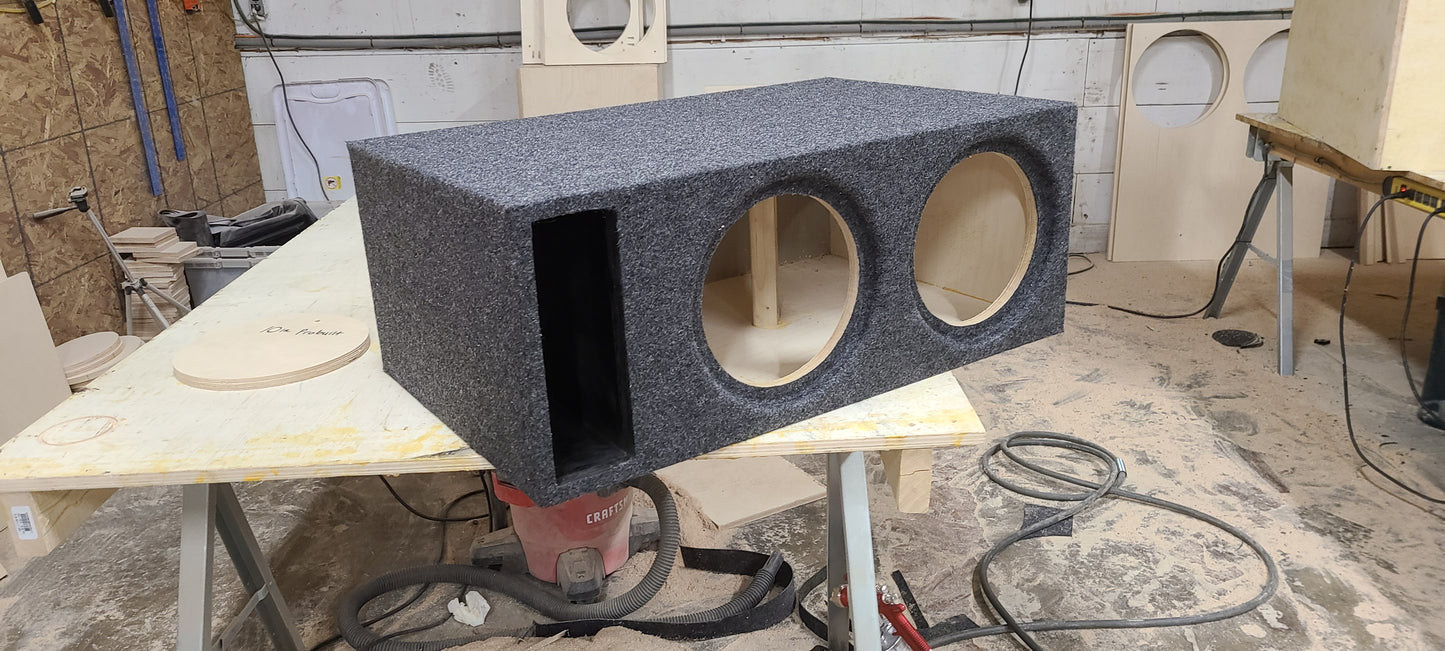 ProBuilt 210 Dual 10" Baltic Birch Subwoofer Enclosure - 3.0 Ft³ Ported Box