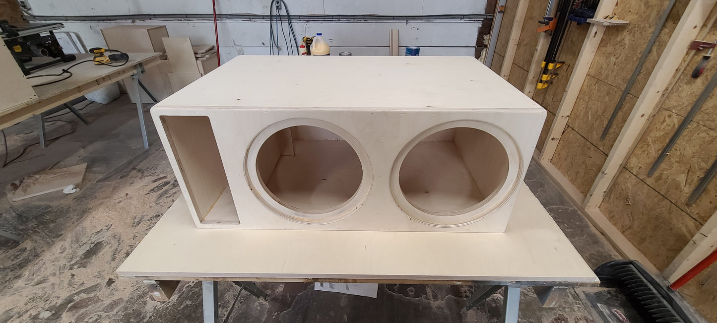 ProBuilt 212 Dual 12" Baltic Birch Subwoofer Enclosure - 4.0 Ft³ Ported Box