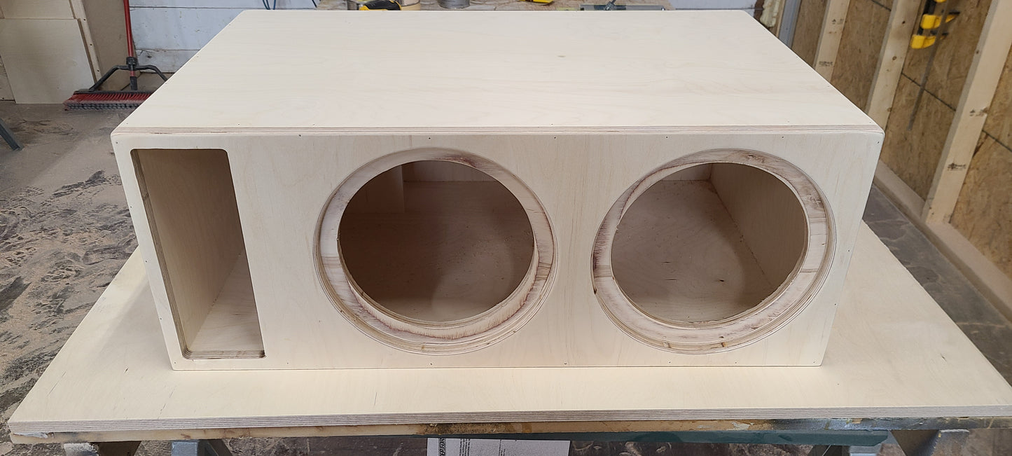 ProBuilt 210 Dual 10" Baltic Birch Subwoofer Enclosure - 3.0 Ft³ Ported Box